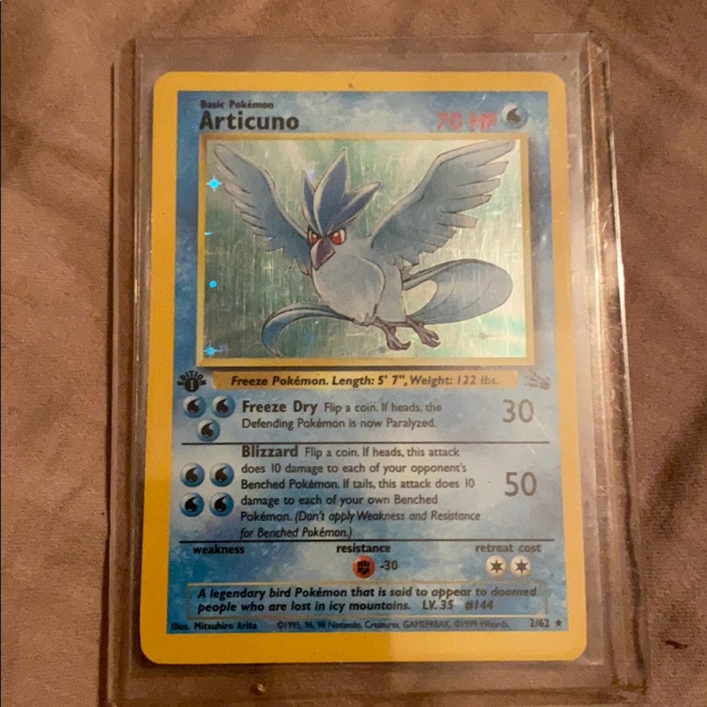 Pokemon Articuno - first edition hollo